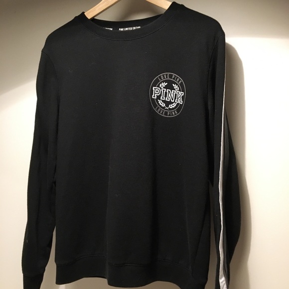 limited edition victoria's secret black sweatshirt - Picture 3 of 5